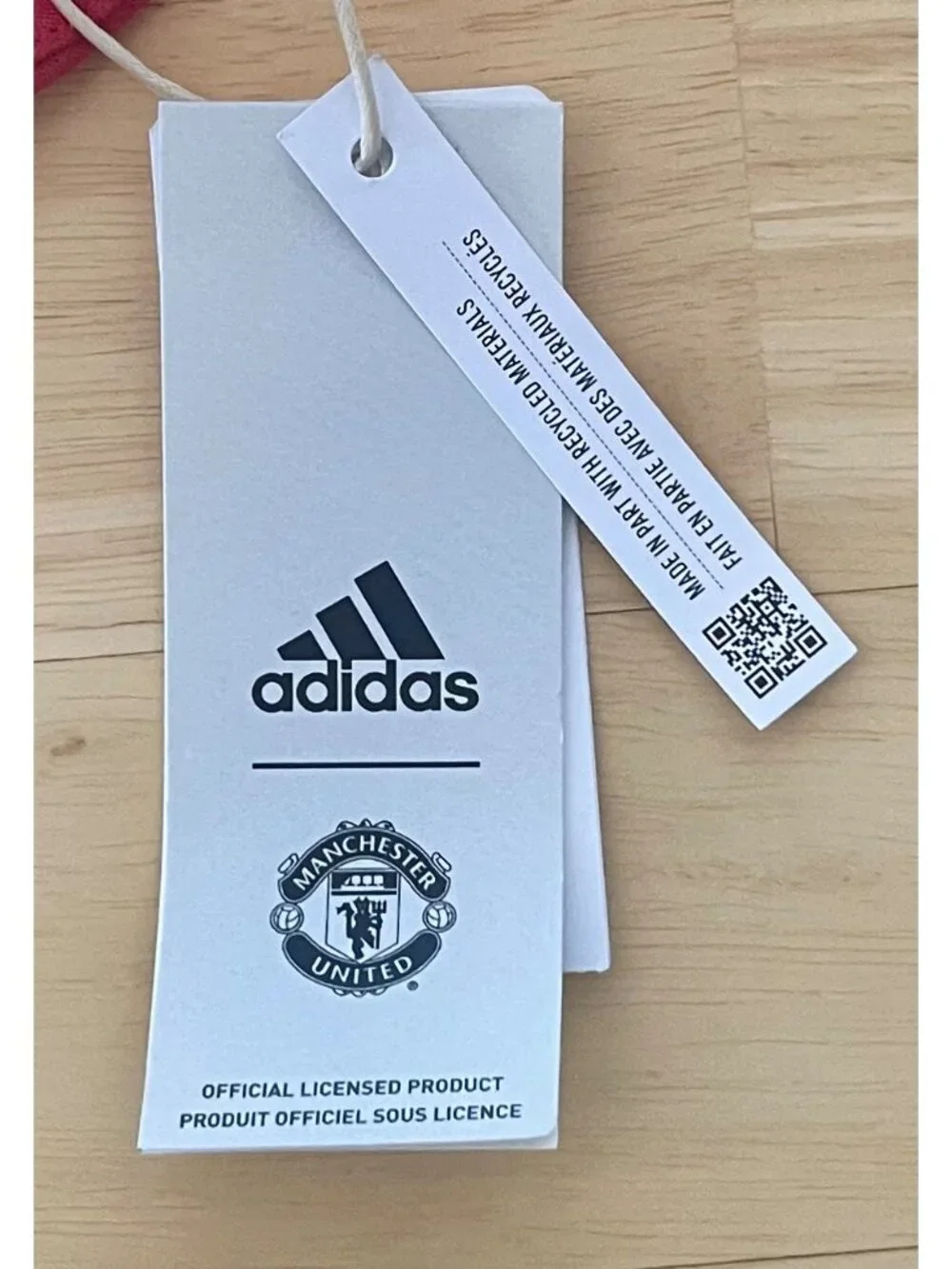 Adidas Manchester United FC Anthem Real Red Track Jacket IA8564, Men’s 2XL - NWT